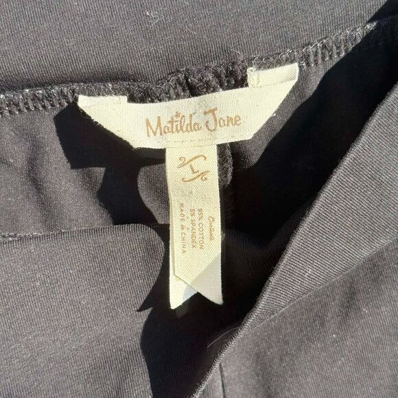 Matilda Jane Black Wide Leg Pants | Minimalist Clean Girl Boho Casual Chic 3071 - Picture 8 of 10